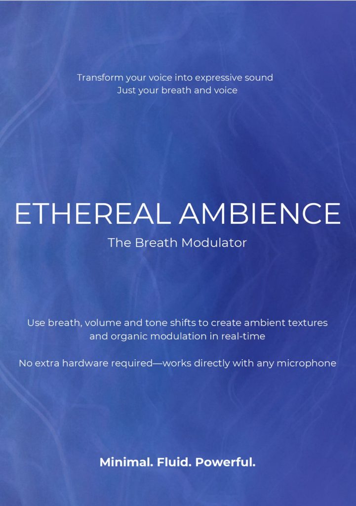 Poster about the project "ethereal ambience"